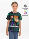 Детская базовая футболка / Молнии Майнкрафт