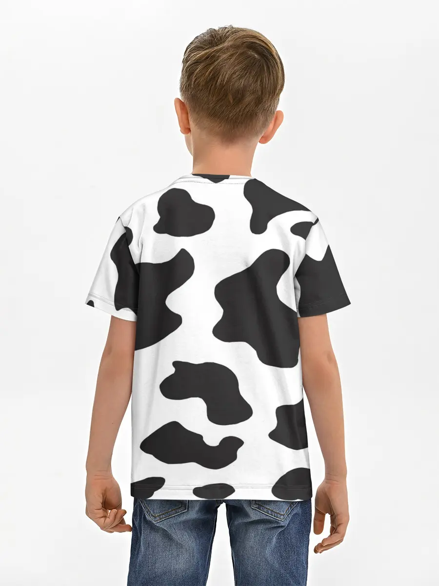 Детская базовая футболка / COW PRINT