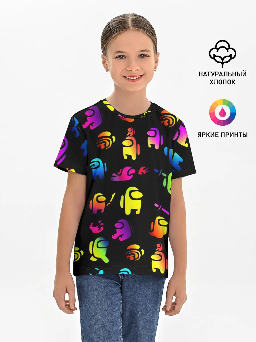 Детская базовая футболка / AMONG US