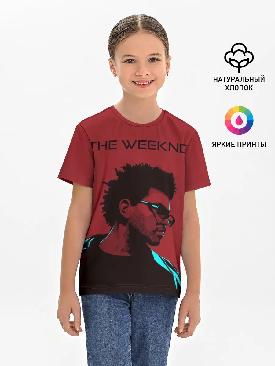 Детская базовая футболка / the weeknd