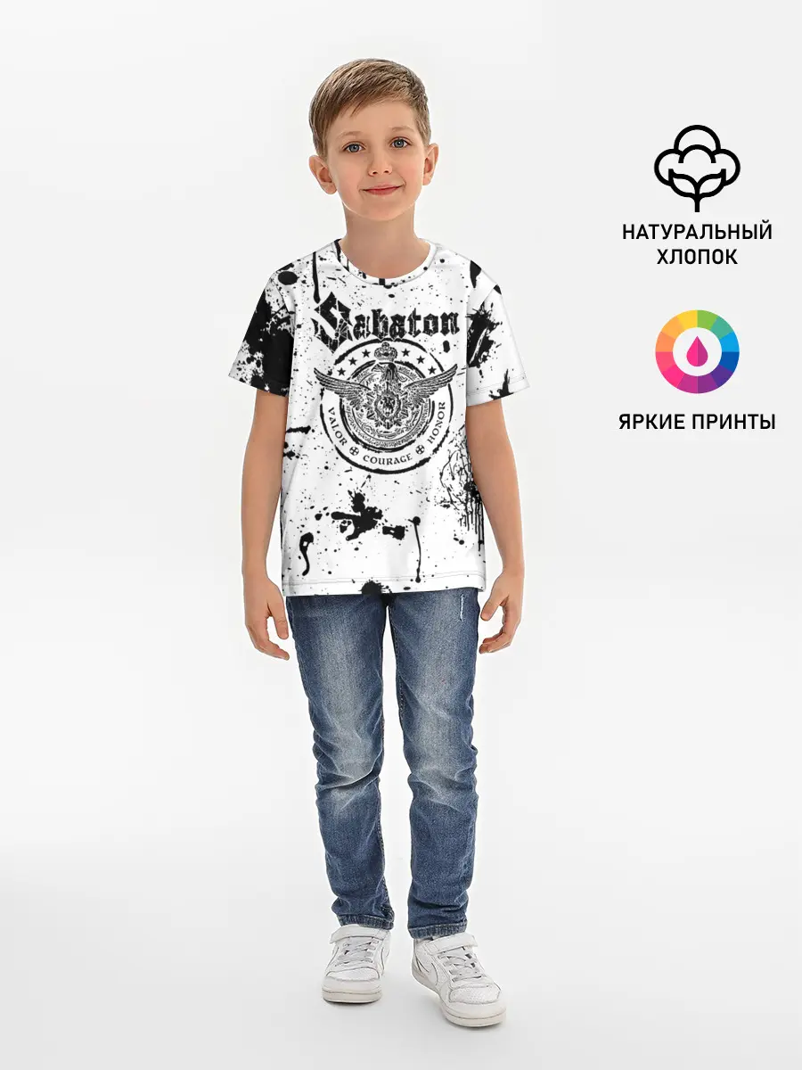 Детская базовая футболка / Sabaton