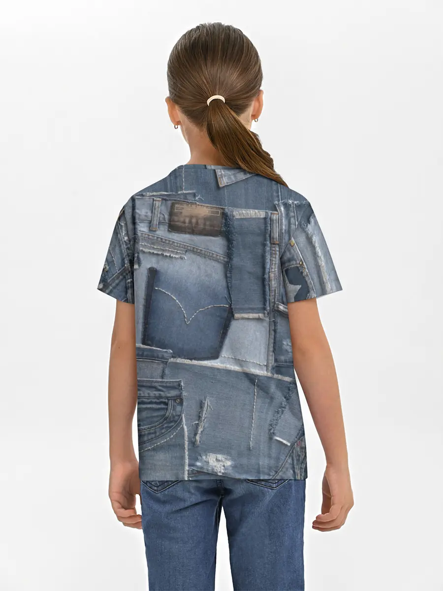 Детская базовая футболка / Jeans life