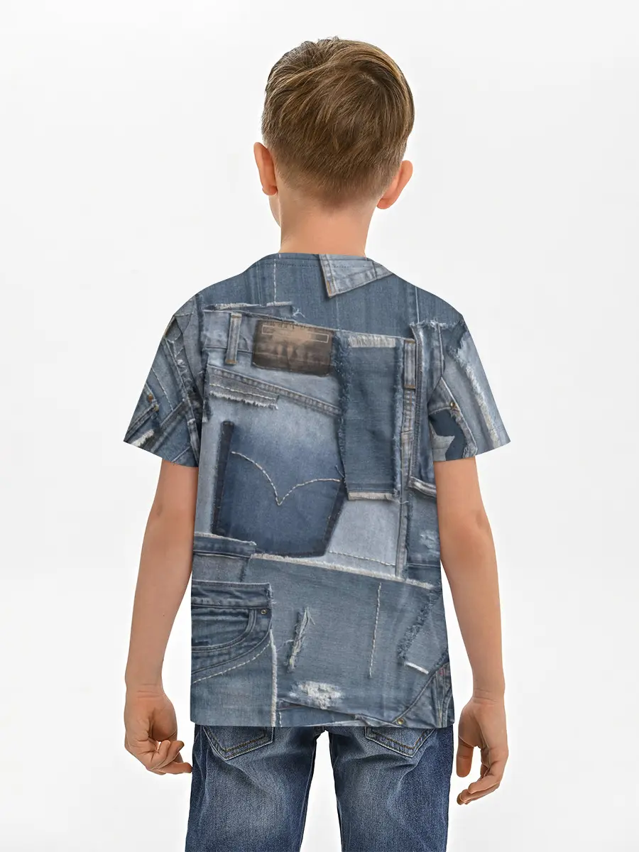 Детская базовая футболка / Jeans life