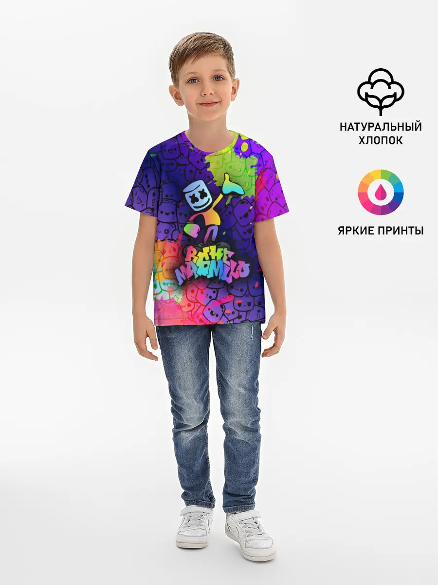 Детская базовая футболка / Marshmello