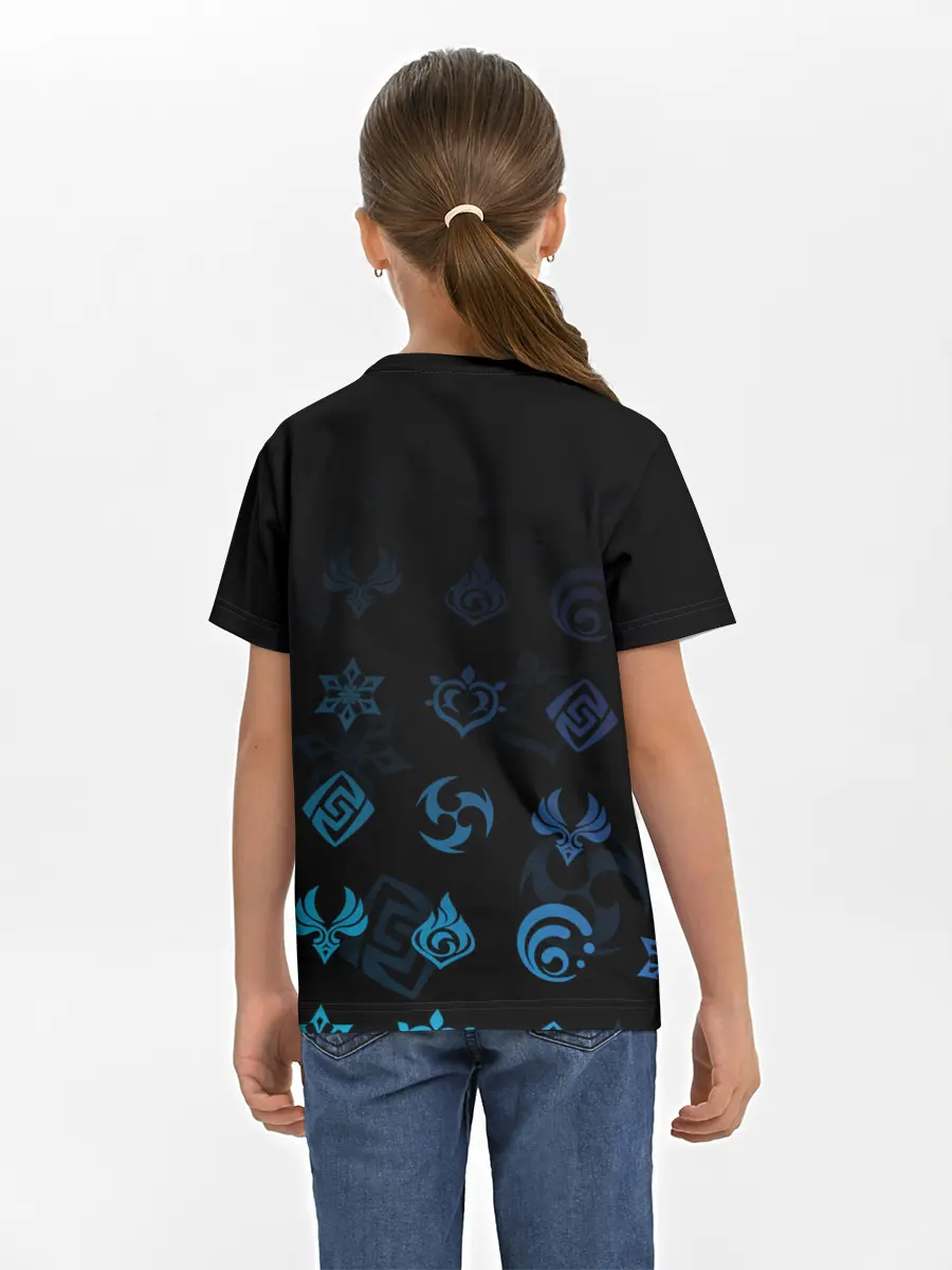 Детская базовая футболка / Кокоми / Genshin Impact