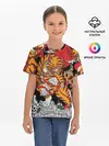 Детская базовая футболка / Самурайский тигр
