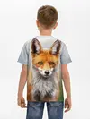 Детская базовая футболка / рыжая лисица