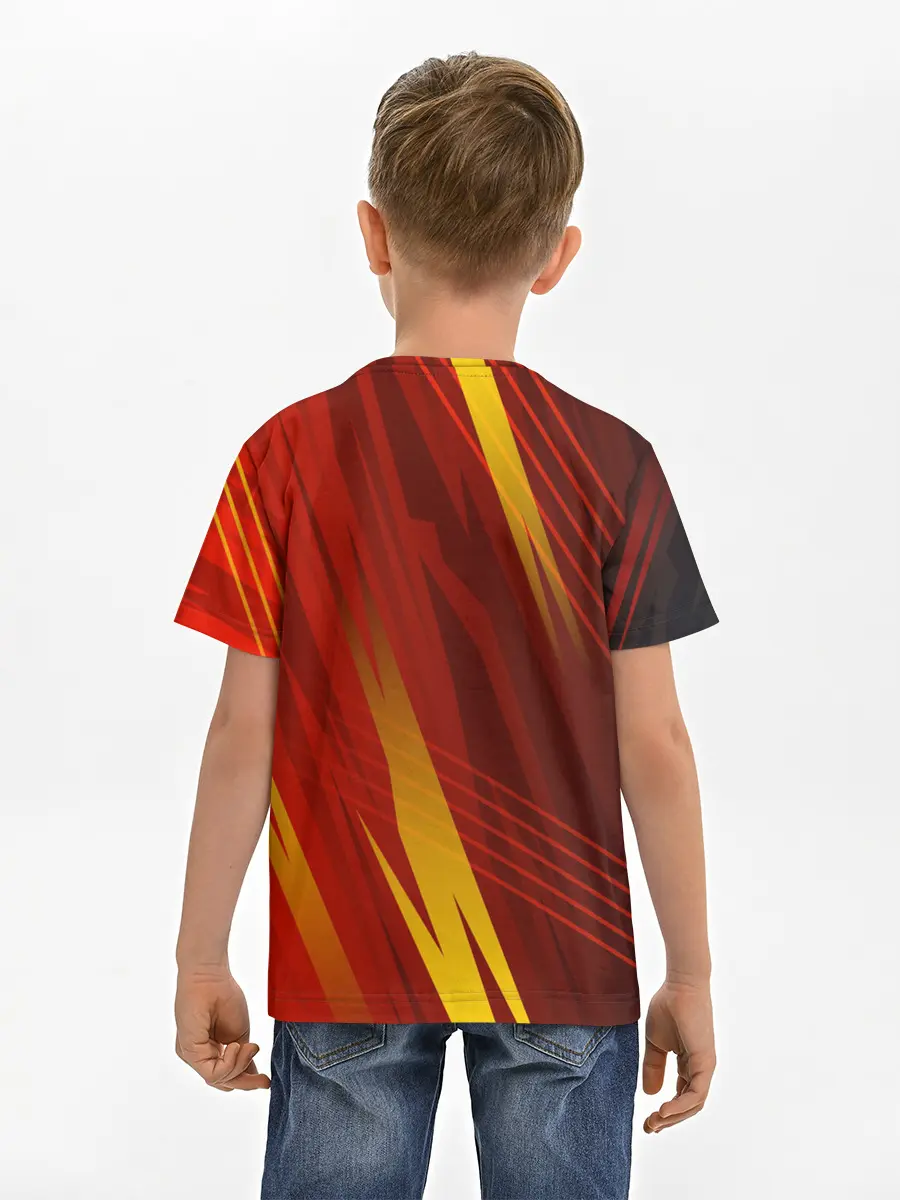 Детская базовая футболка / Red sport style