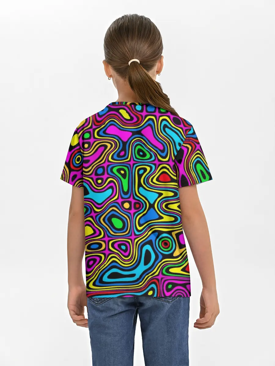 Детская базовая футболка / Психоделика