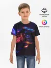 Детская базовая футболка / ФРАКТАЛЬНЫЙ НЕОН