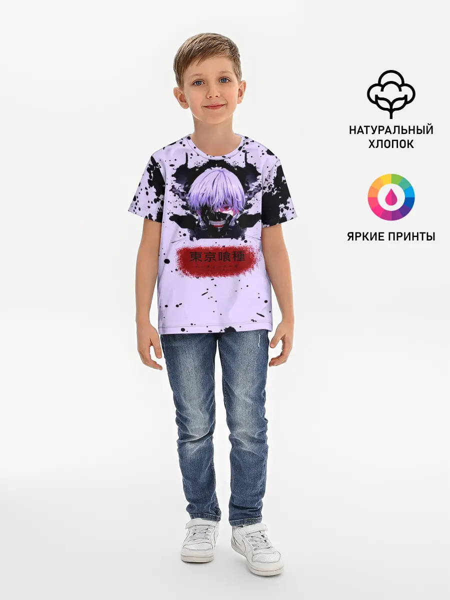 Детская базовая футболка / Канеки Кан