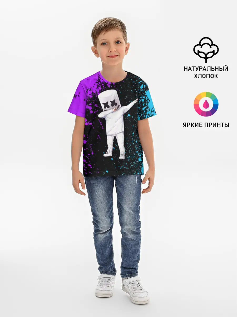 Детская базовая футболка / MARSHMELLO