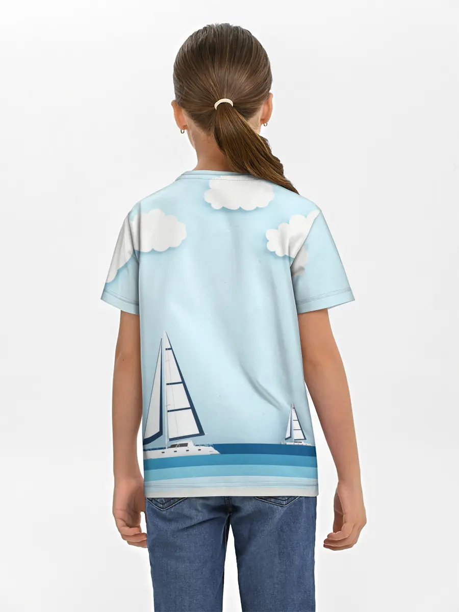 Детская базовая футболка / ПАРУСНИКИ | SUMMER