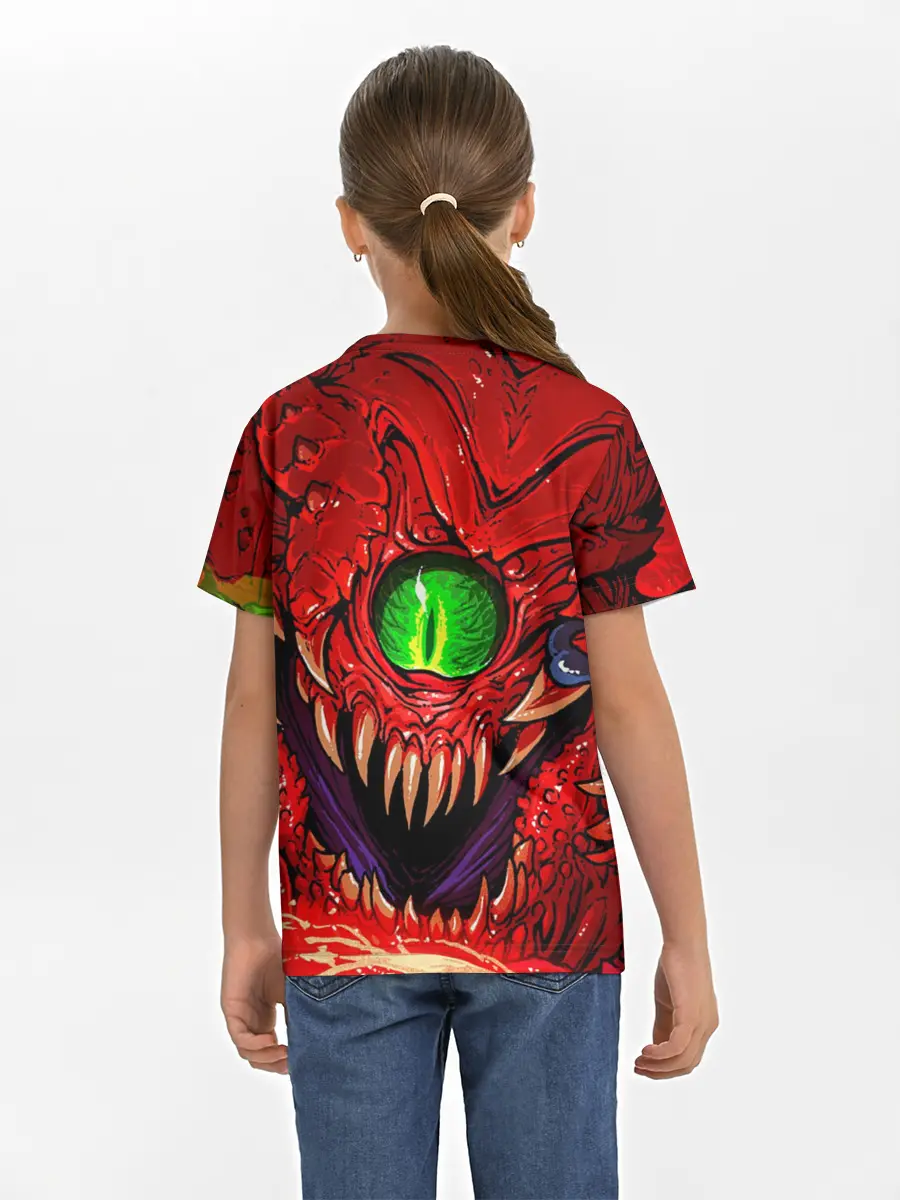 Детская базовая футболка / DOOM Eternal