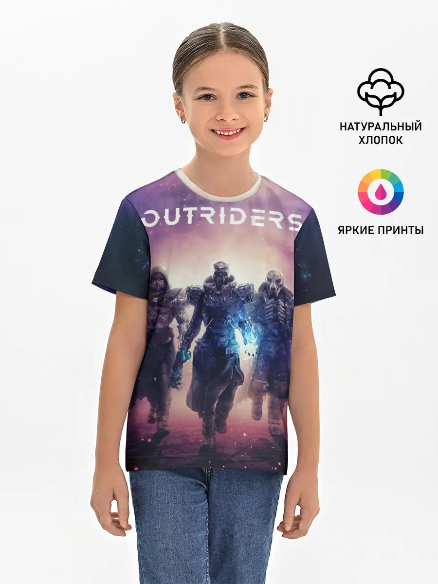 Детская базовая футболка / Outriders