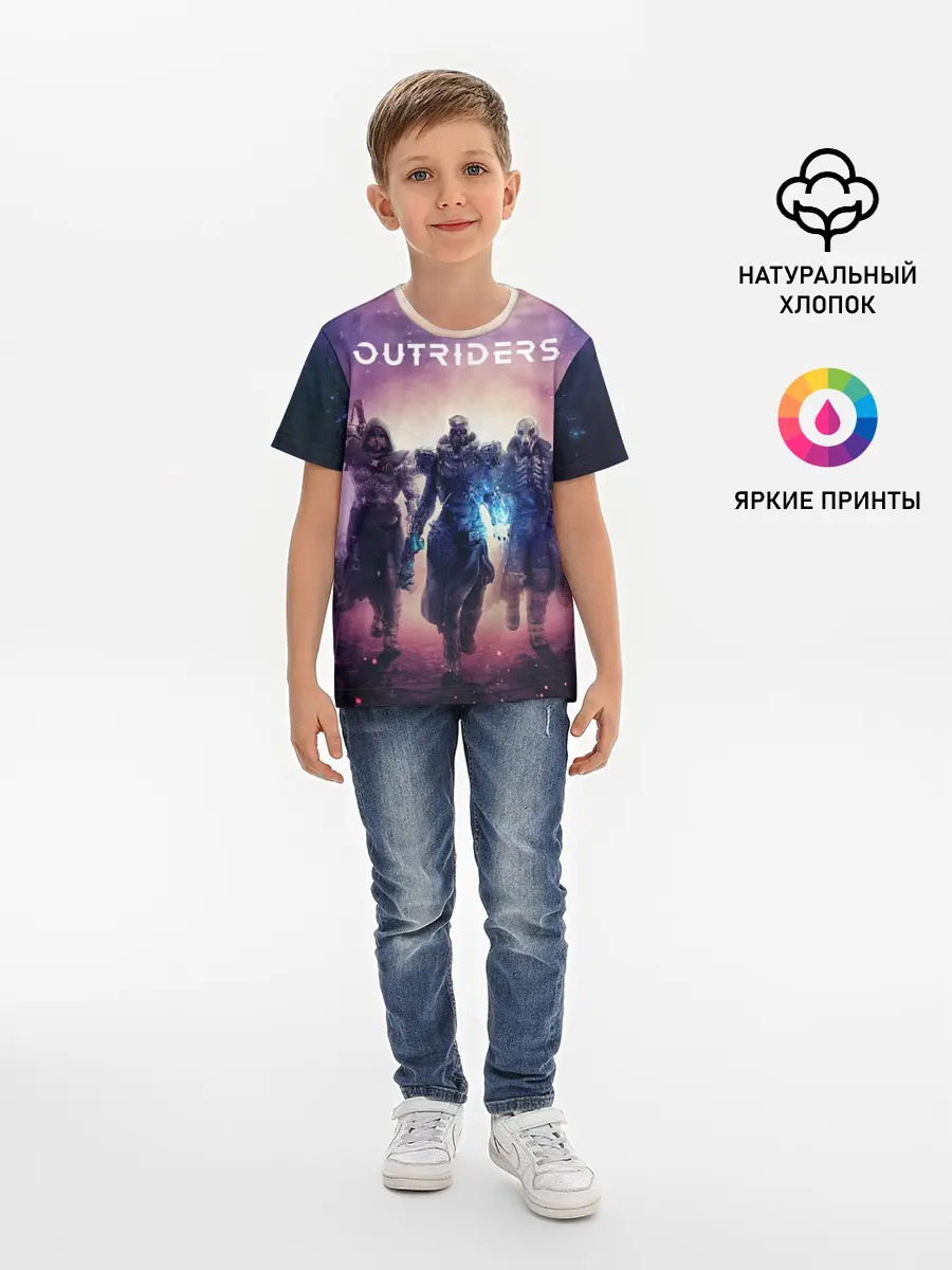 Детская базовая футболка / Outriders