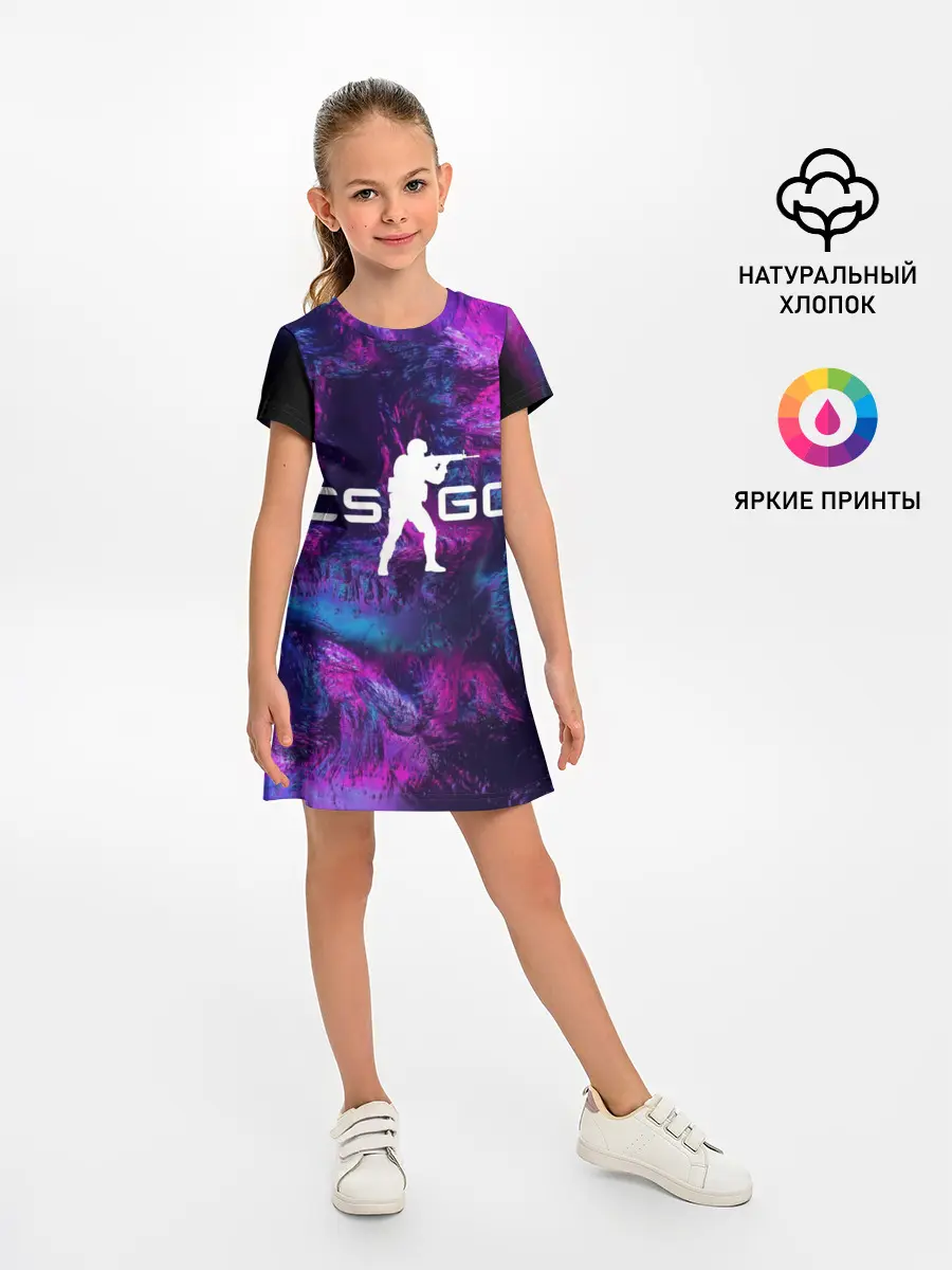 Детское платье / CS GO HYPER BEAST LANDSCAPE