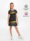 Детское платье / 3D luxury black gold Плиты 3Д