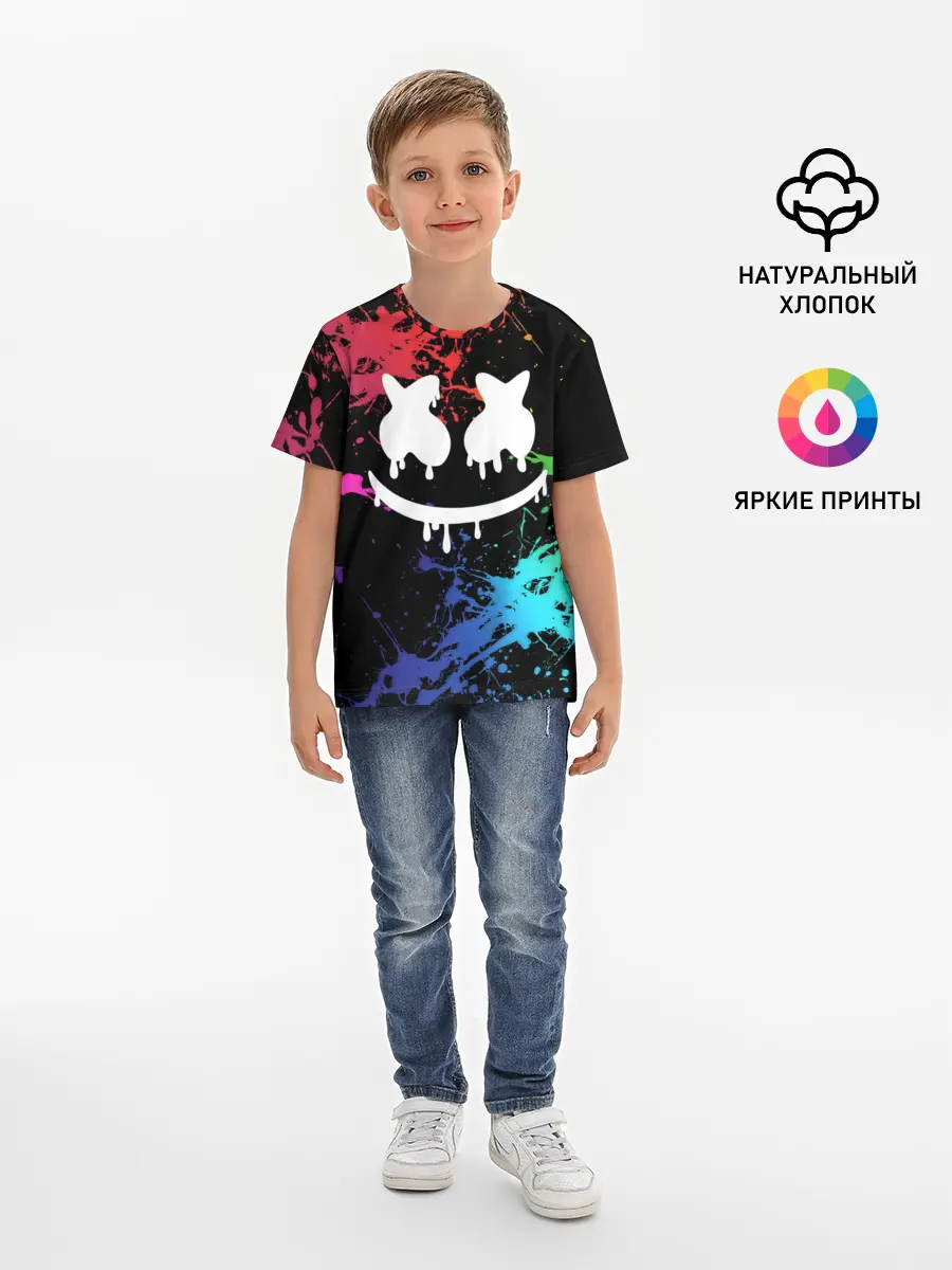 Детская базовая футболка / Marshmello