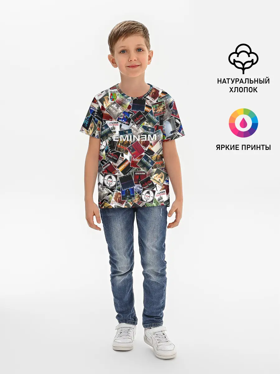 Детская базовая футболка / Дискография EMINEM