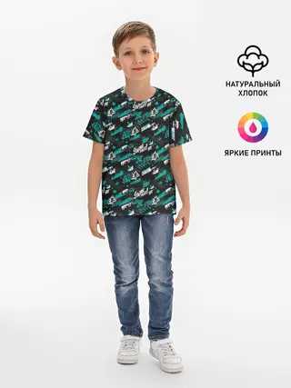 Детская базовая футболка / Strong Power