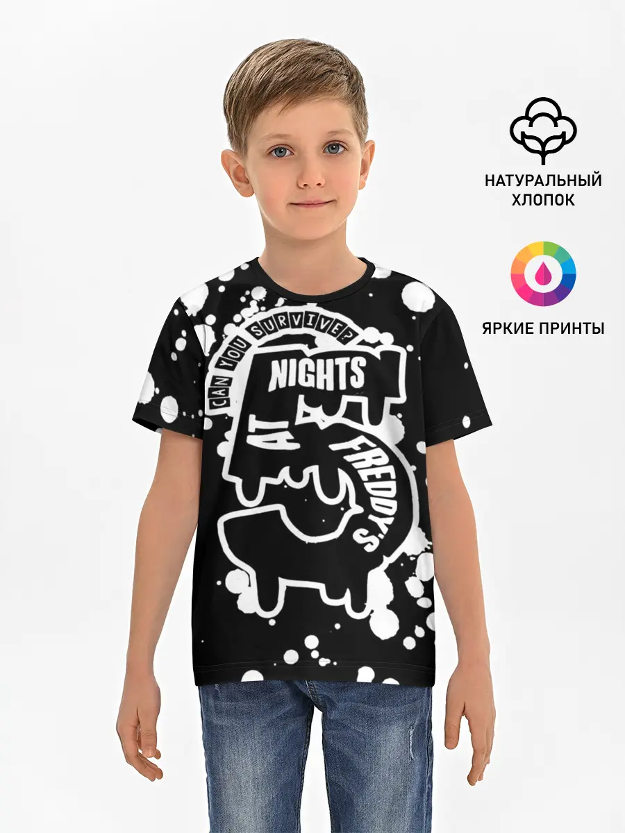 Детская базовая футболка / Five Nights at Freddy
