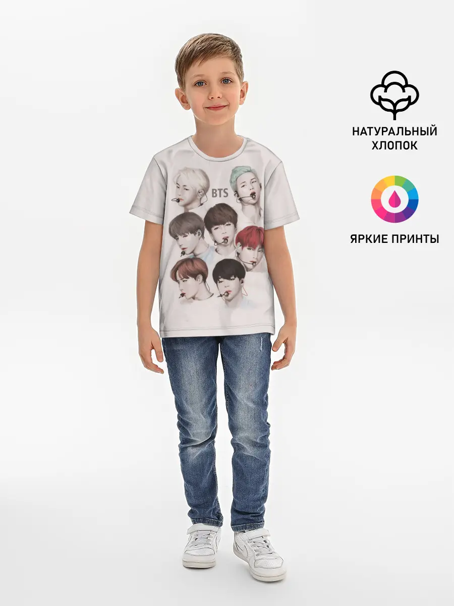 Детская базовая футболка / BTS