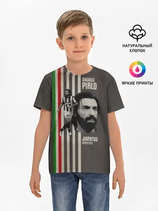 Детская базовая футболка / Andrea Pirlo