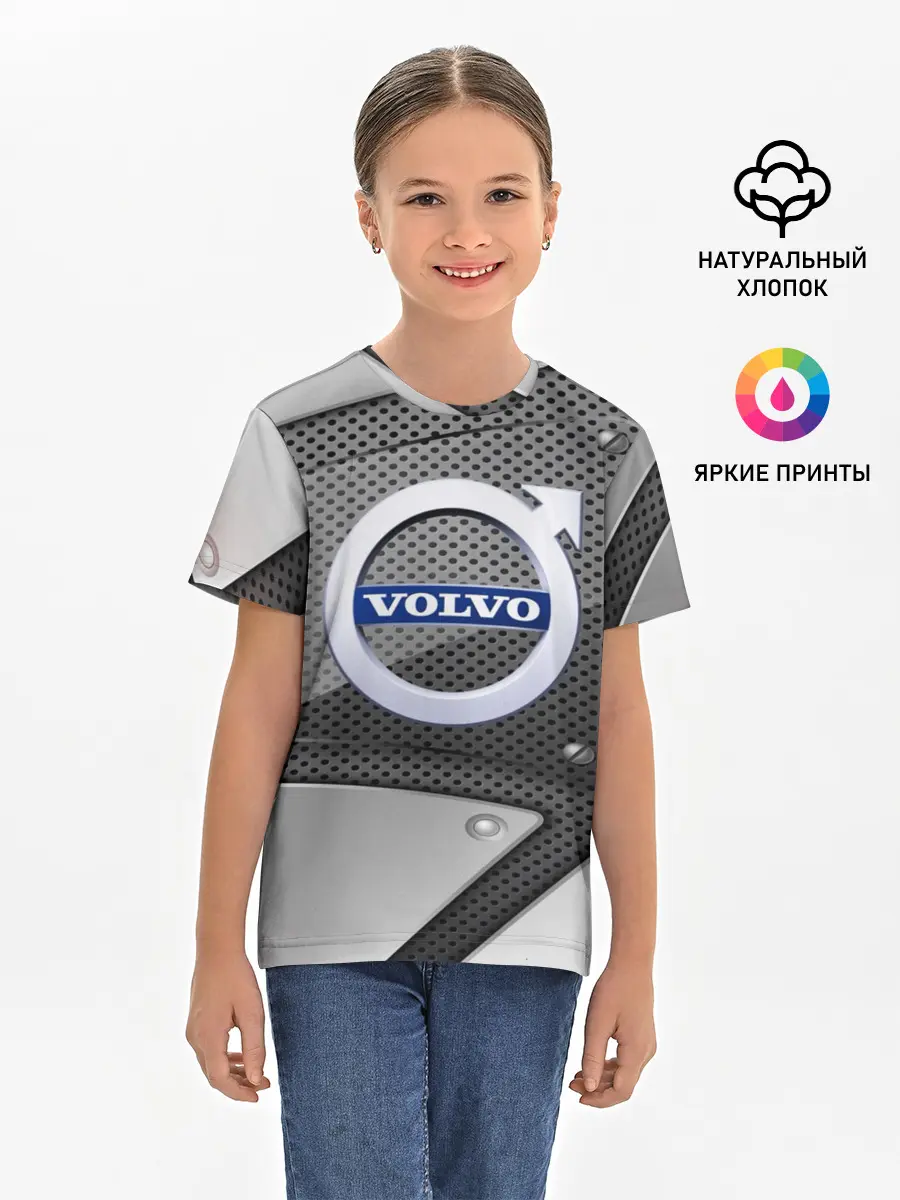 Детская базовая футболка / VOLVO metalic 2018