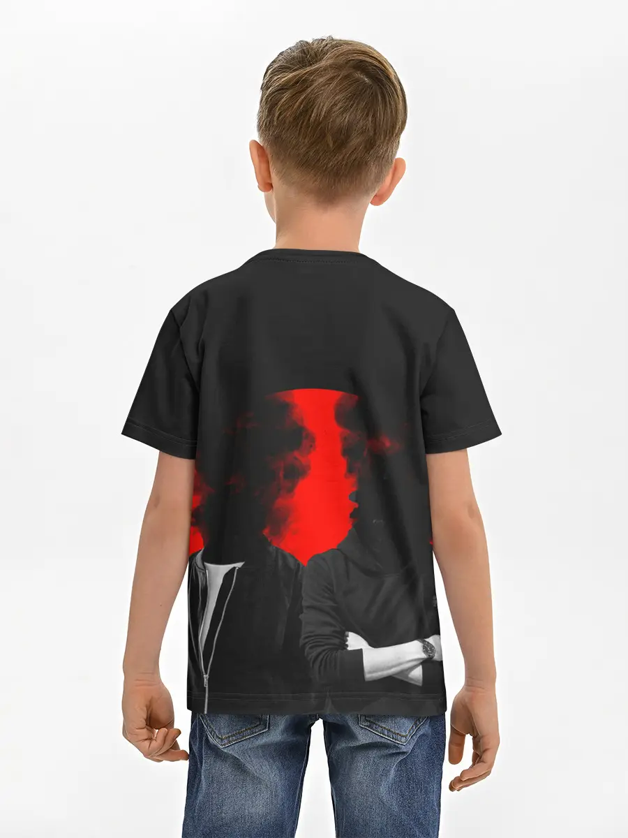 Детская базовая футболка / Дымится голова