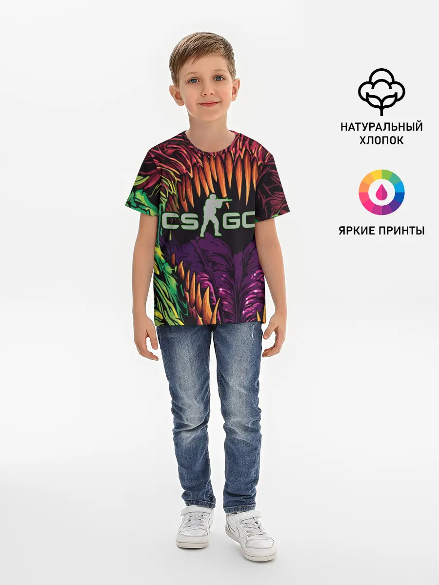 Детская базовая футболка / CS GO Huper beast