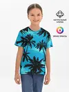 Детская базовая футболка / Пальмы в Горизонте