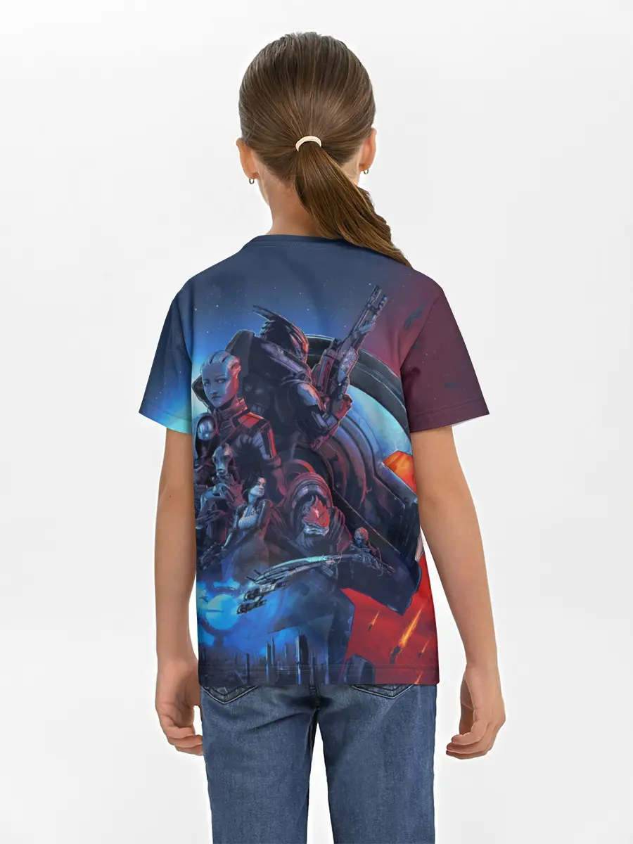 Детская базовая футболка / Mass EFFECT Legendary ed