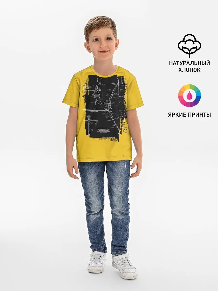 Детская базовая футболка / Recurve bow