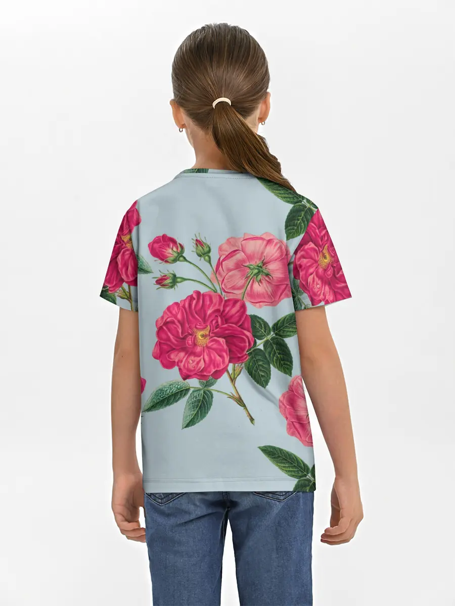 Детская базовая футболка / Чайная роза