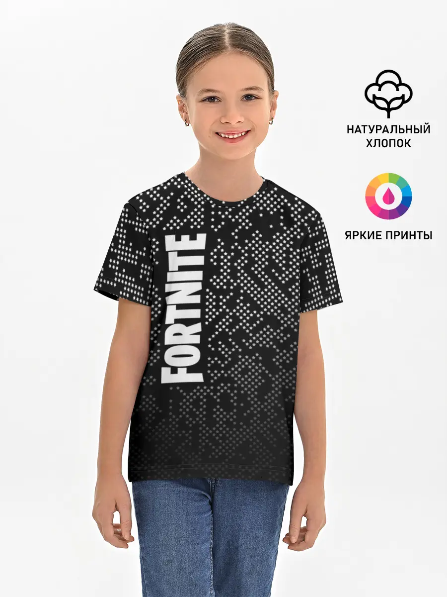 Детская базовая футболка / Fortnite