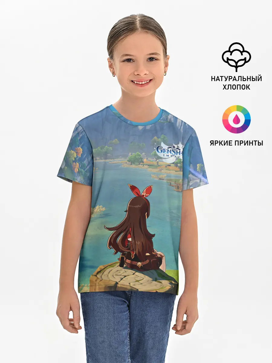 Детская базовая футболка / Genshin Impact