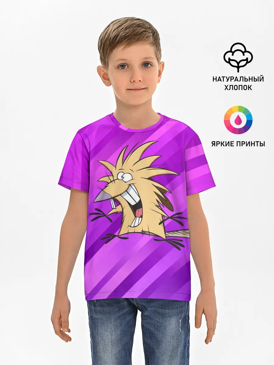 Детская базовая футболка / Крутые Бобры