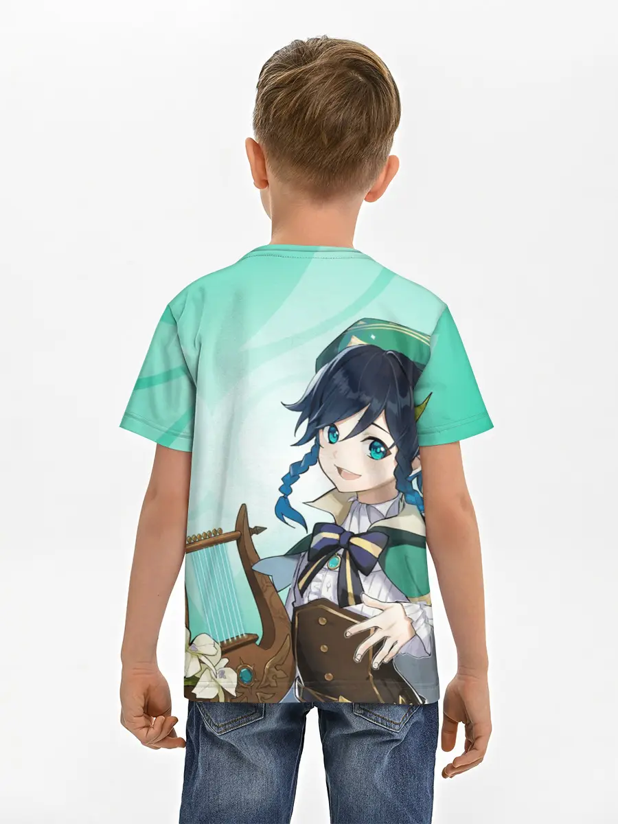 Детская базовая футболка / GENSHIN IMPACT, ВЕНТИ