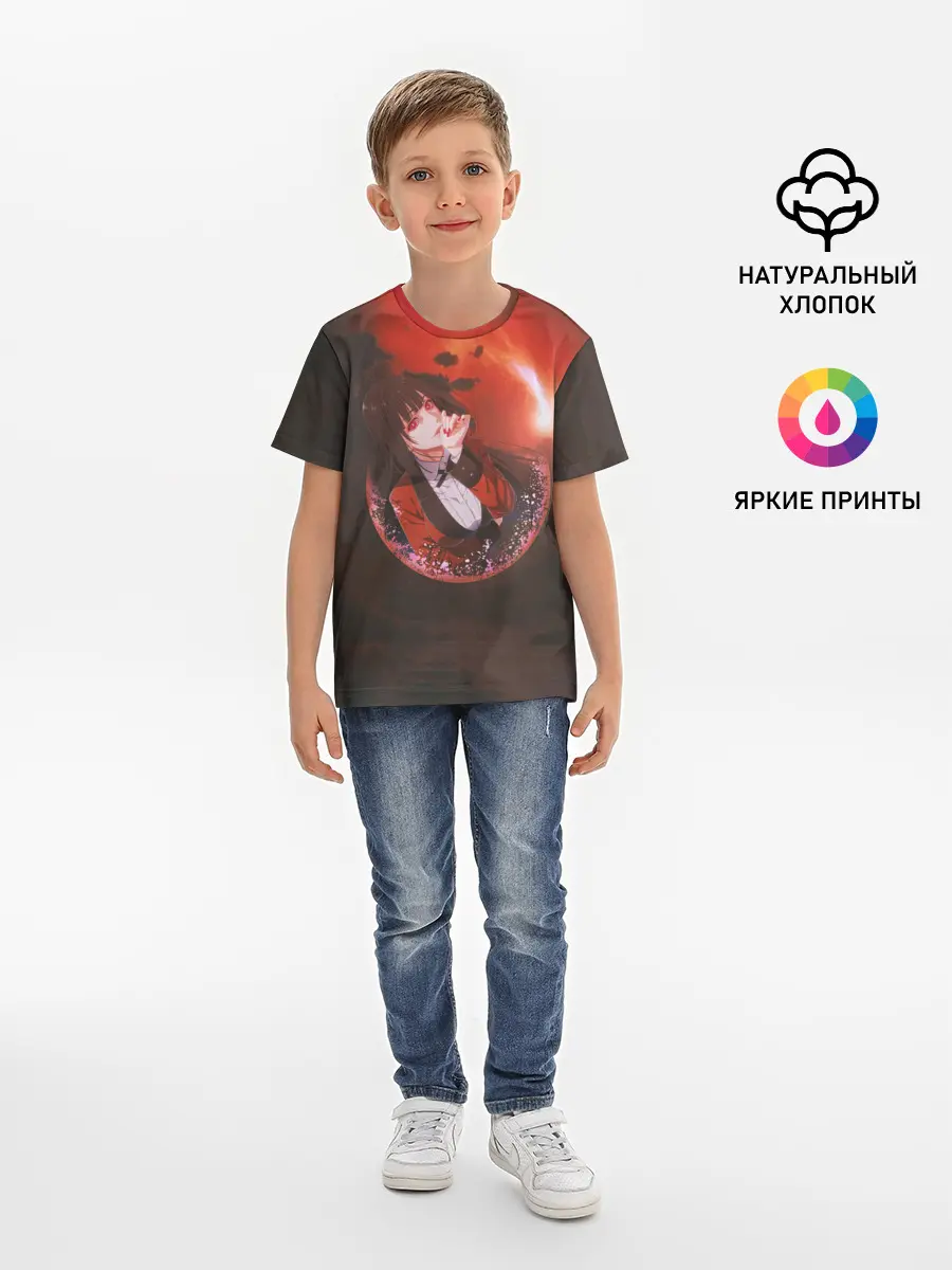 Детская базовая футболка / Kakegurui Yumeko Jabami art