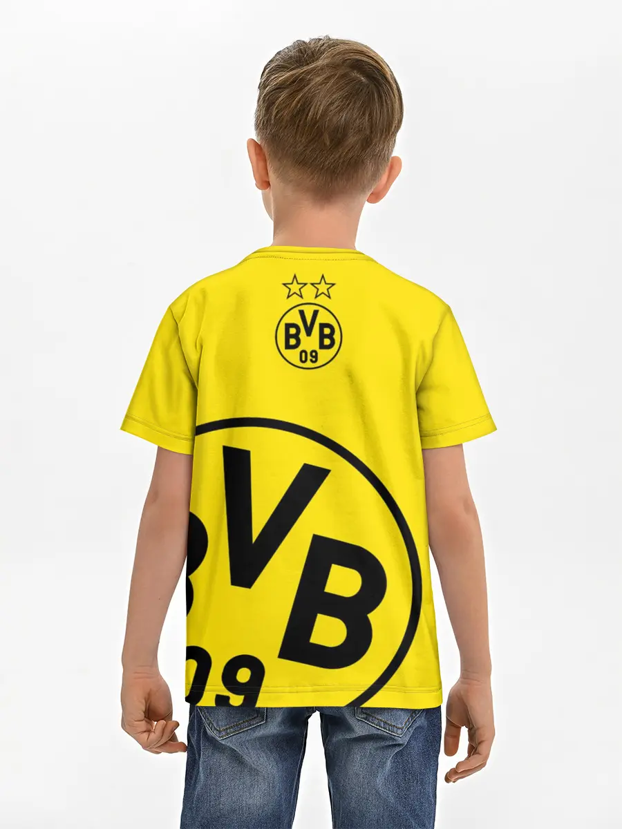 Детская базовая футболка / Боруссия Дортмунд