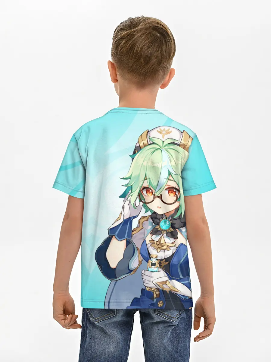 Детская базовая футболка / GENSHIN IMPACT, САХАРОЗА