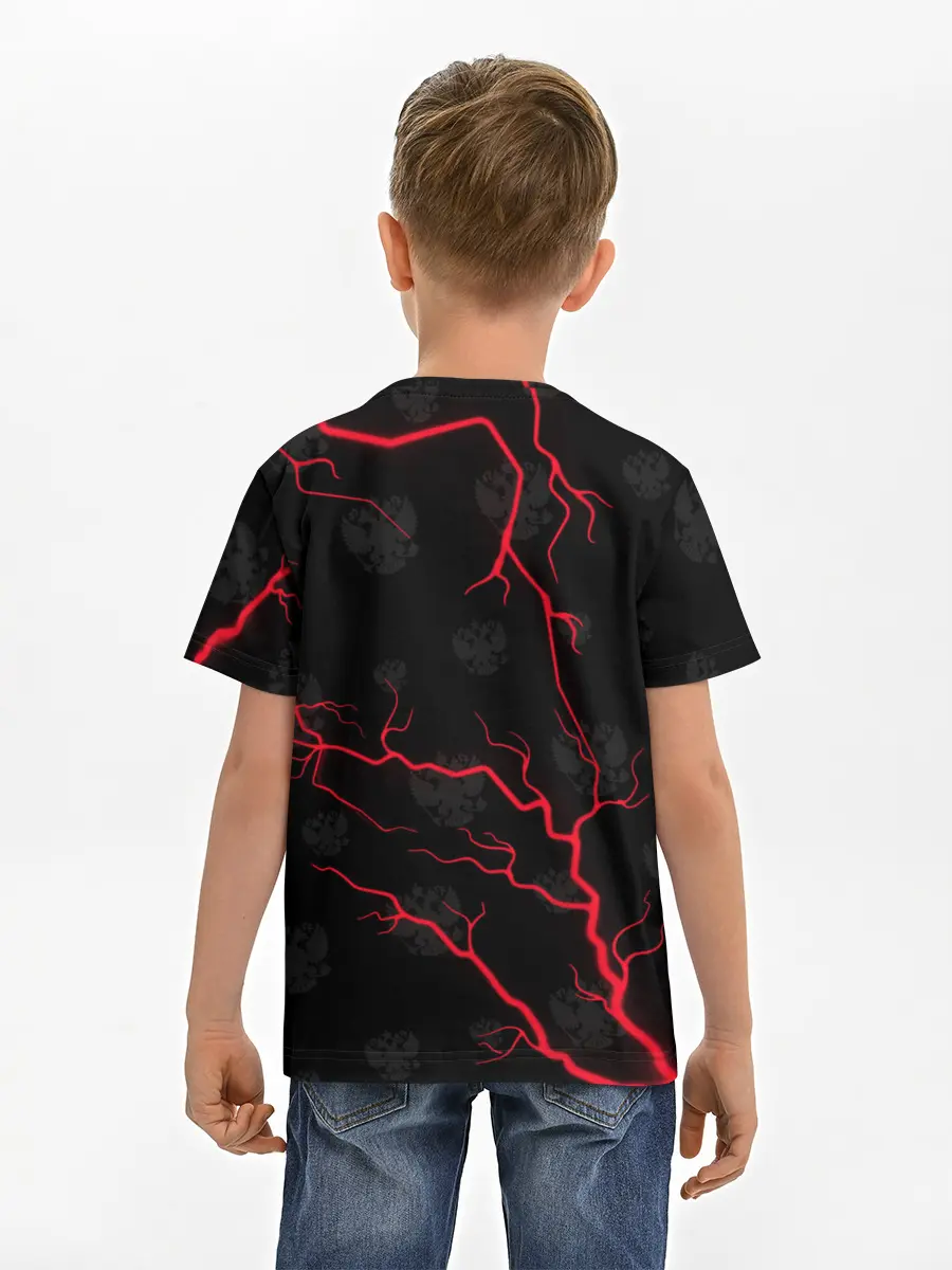 Детская базовая футболка / РОССИЯ / RUSSIA