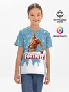 Детская базовая футболка / Новогодний Fortnite