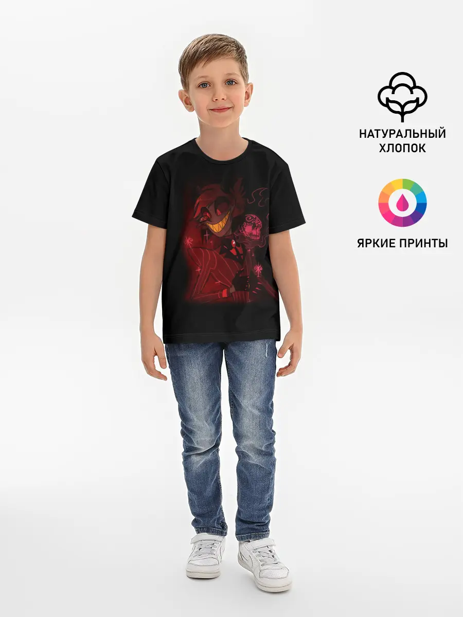 Детская базовая футболка / Отель Хазбин