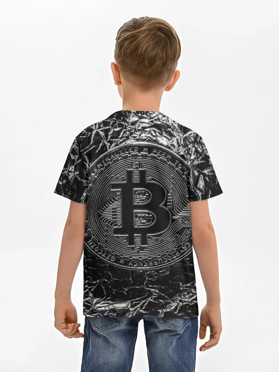 Детская базовая футболка / БИТКОИН | BITCOIN