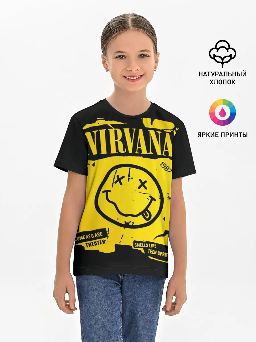 Детская базовая футболка / Nirvana 1987