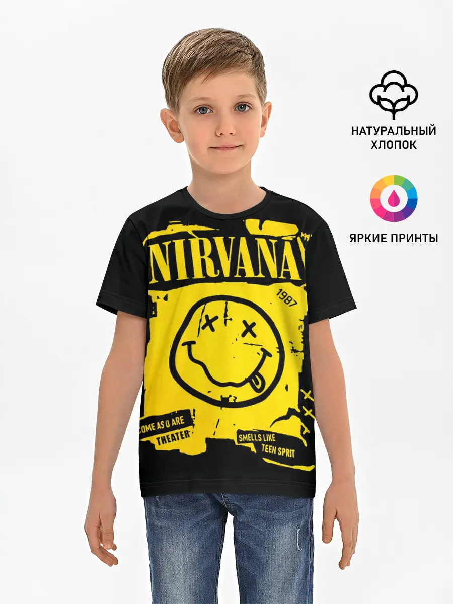 Детская базовая футболка / Nirvana 1987