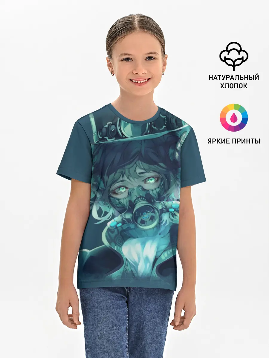 Детская базовая футболка / Маска. Аниме