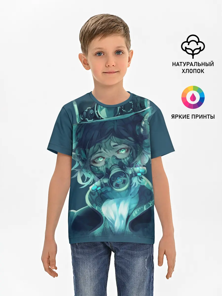 Детская базовая футболка / Маска. Аниме